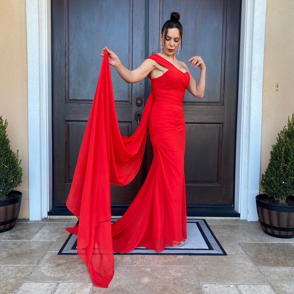 Beautiful Red Gown.
